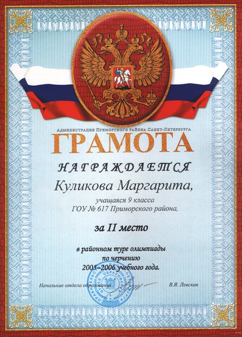 Куликова (РО-черчение) 2005-2006
